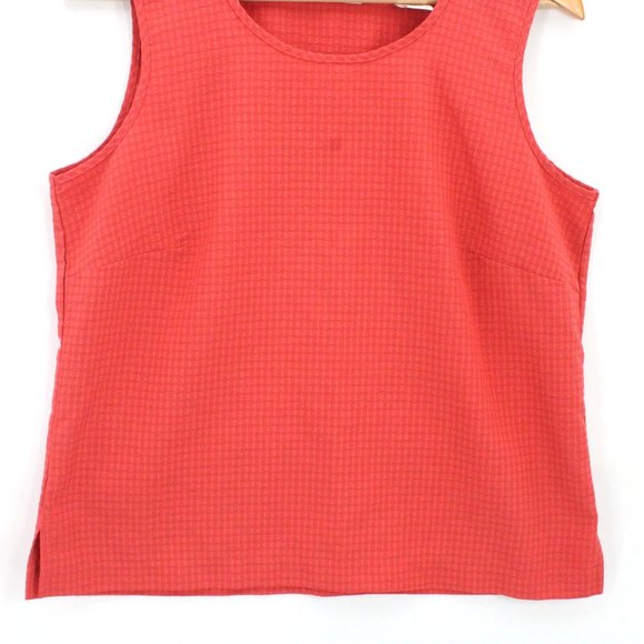 Drapers & Damons Blouse Top Womens Petite Pink Sleeveless Lightweight Sz PM - Picture 4 of 9